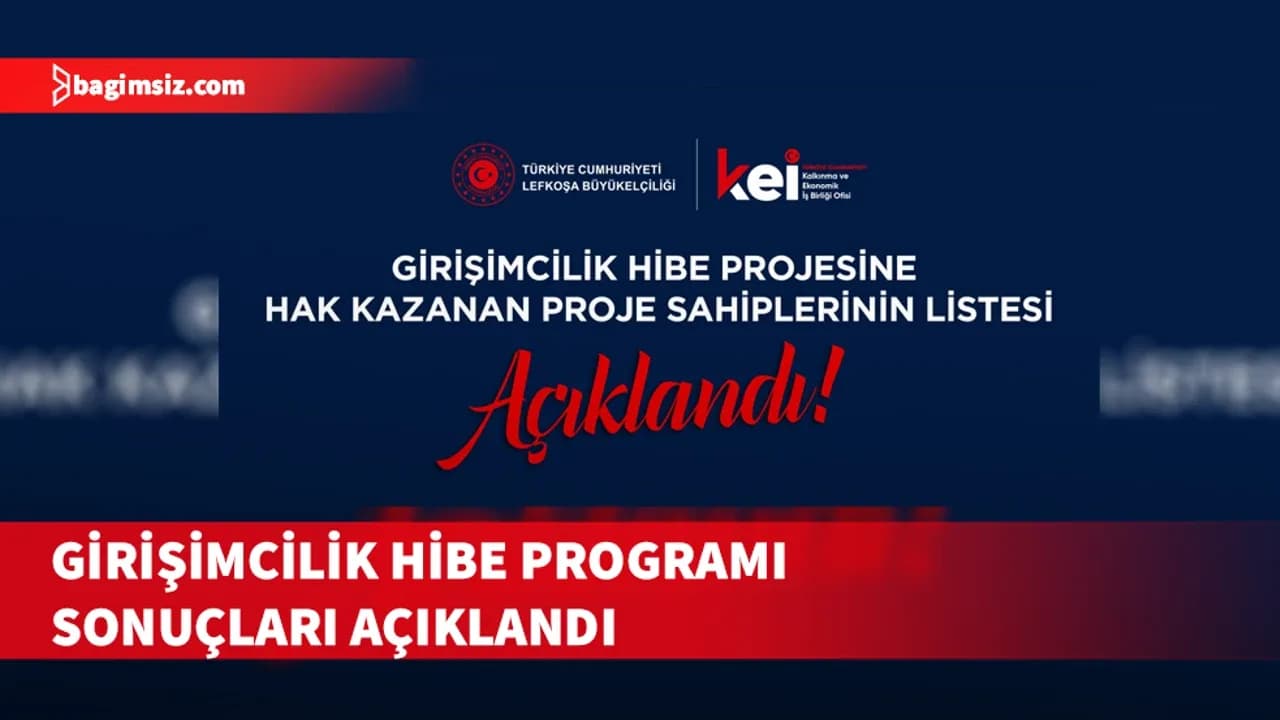 Girişimcilik Hibe Programı sonuçları açıklandı
