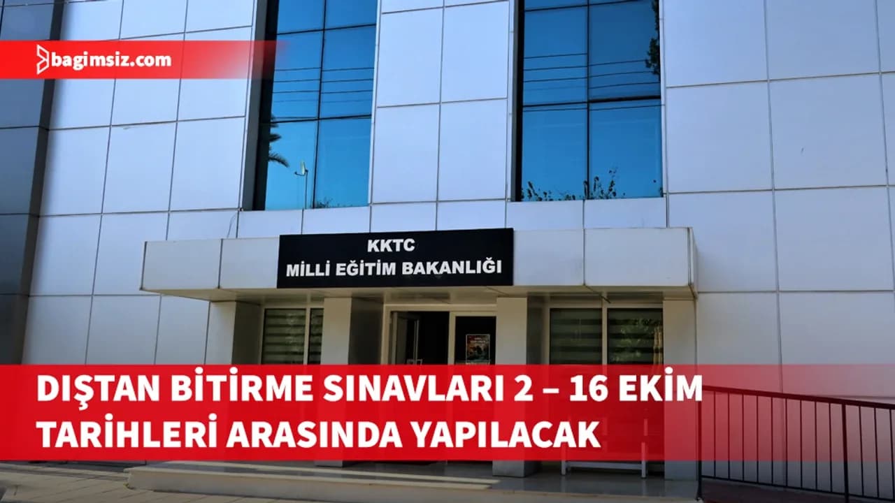 Eğitim Bakanlığı'ndan dıştan bitirme sınavları ile ilgili duyuru