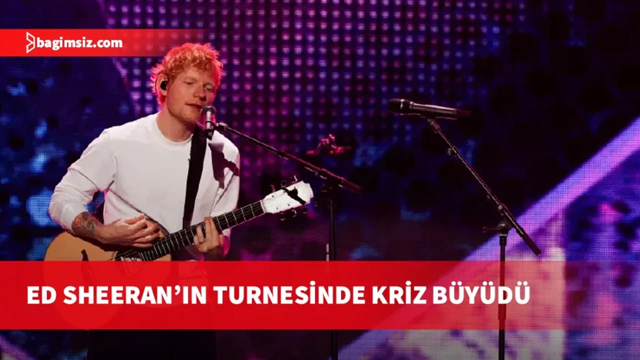 “Özgür Filistin” krizi büyüdü, Ed Sheeran'ın turnesinde kimse kalmadı