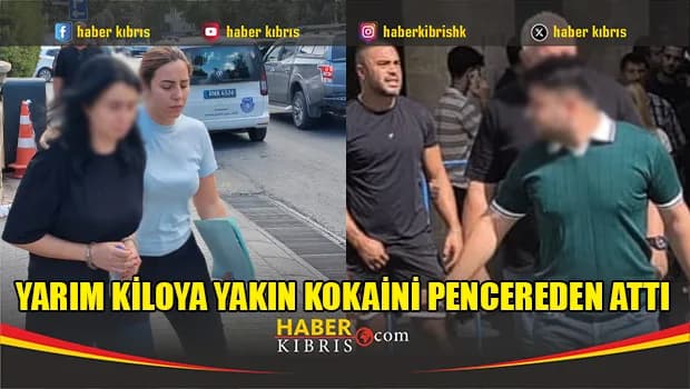 Girne’de eski karı koca uyuşturucu ağının ortasında yakalandı
