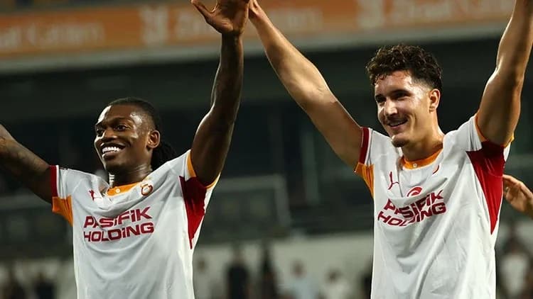 Galatasaray’da Rafael Leao ve Deniz Gül, ilk kez forma giydi