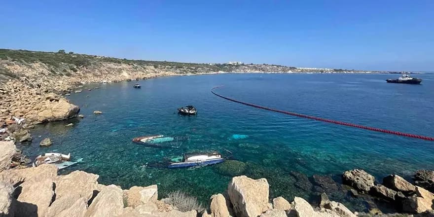 Greko Burnu’ndaki ölümlü deniz kazaları için enkaz arama, toplama ve kaldırma çalışmaları başladı