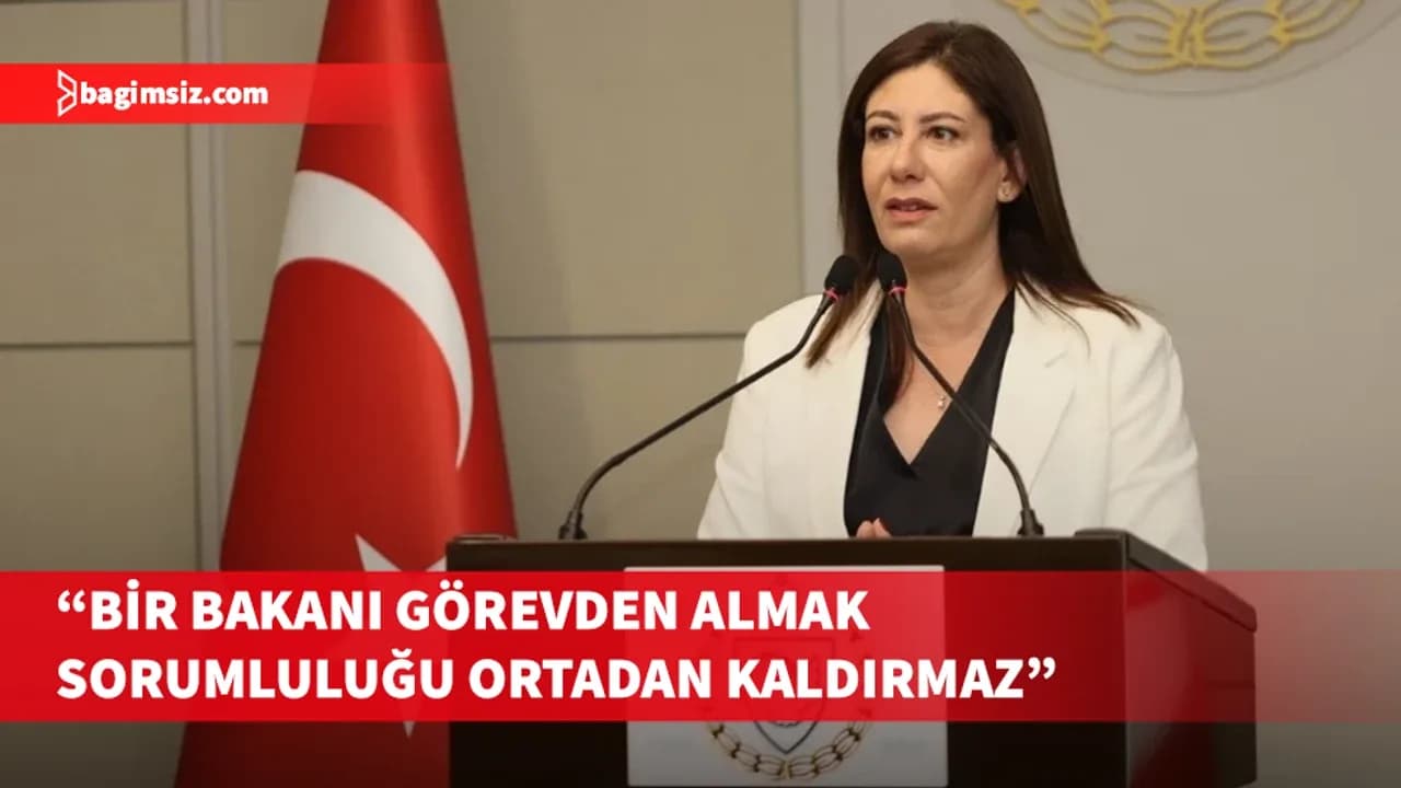 İncirli: Üstel hükümetinin, bir bakanını görevden alarak sorumluluktan kurtulması mümkün değildir