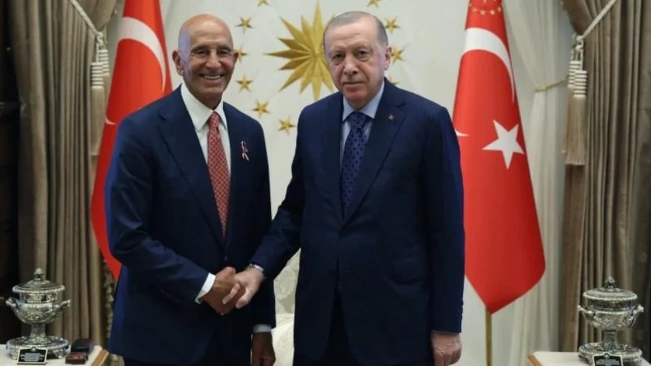 Erdoğan, Tom Barrack ile Cumhurbaşkanlığı Külliyesi’nde görüştü