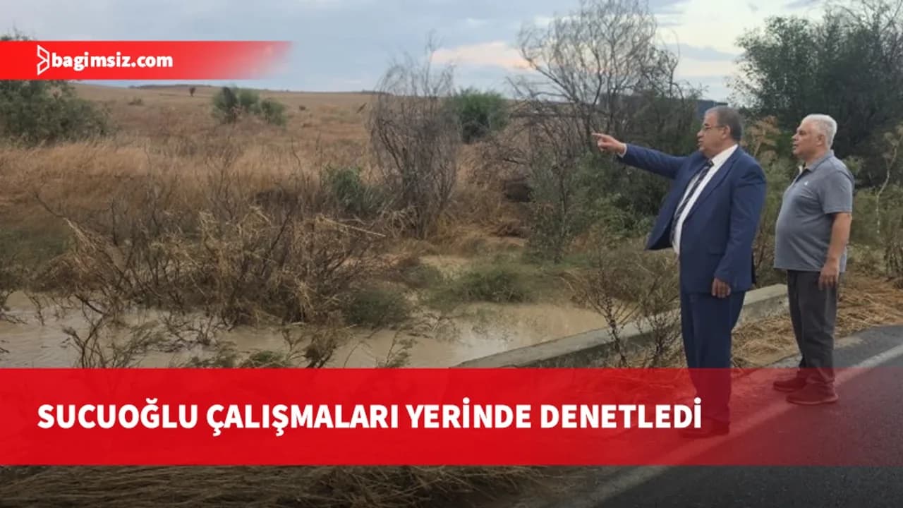 Bakan Sucuoğlu Yılmazköy – Kılıçaslan yol güzergâhında incelemelerde bulundu