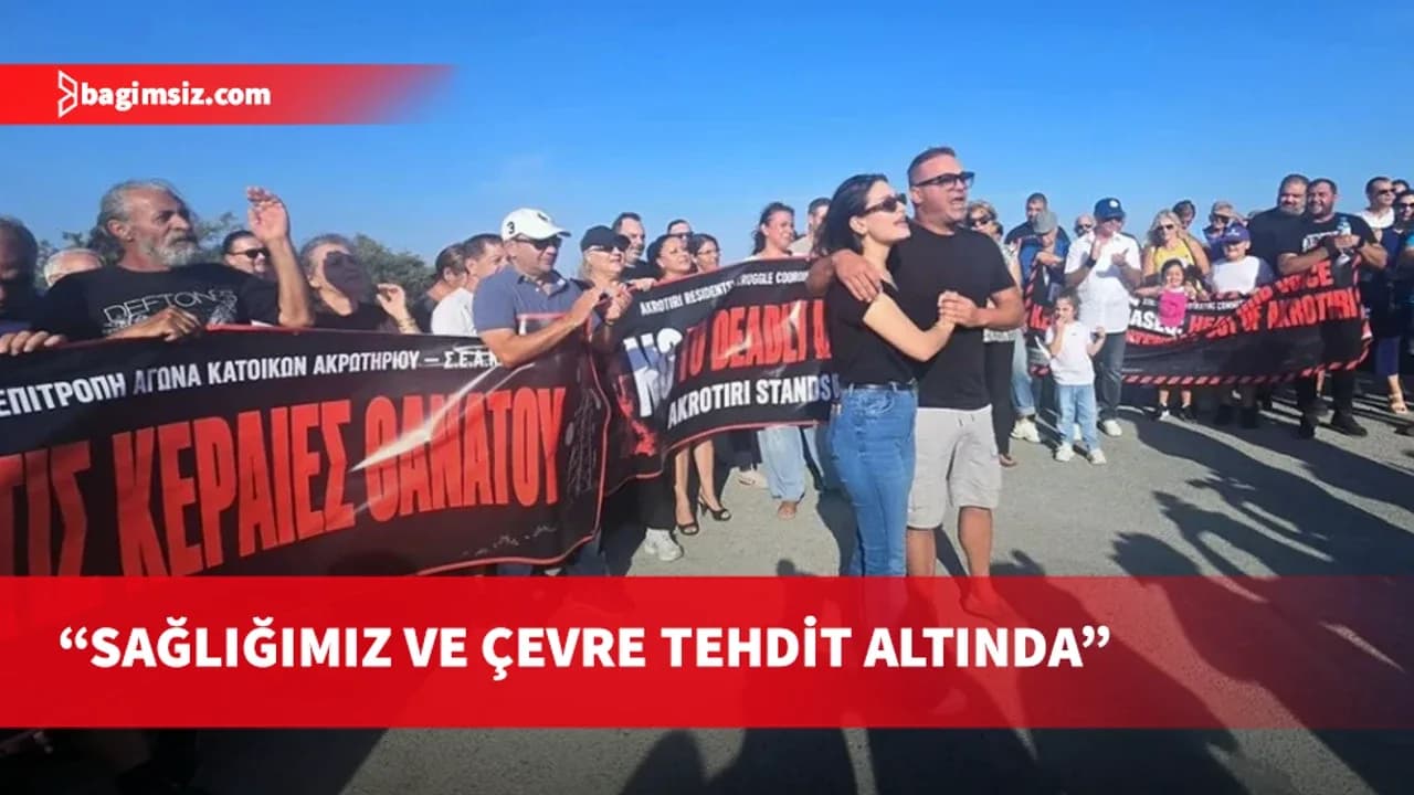 Ağrotur sakinleri bölgeye yeni anten kurulmasını protesto etti