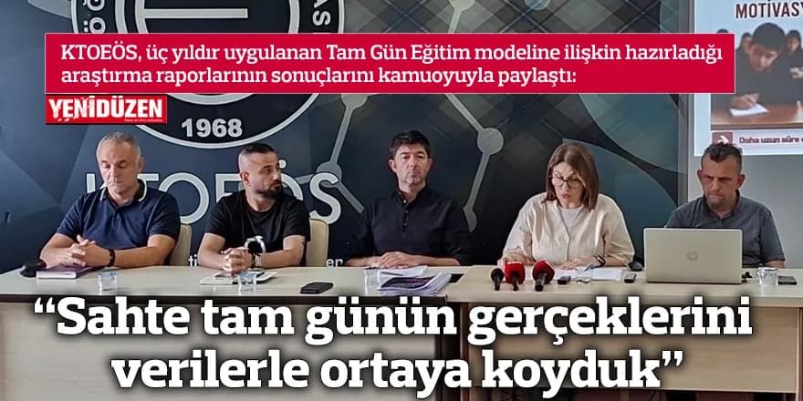 “Sahte tam günün gerçeklerini verilerle ortaya koyduk”