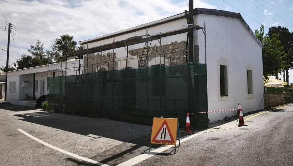 Baf’taki Aşağı Arodez Camisi’nde koruma çalışmaları başladı