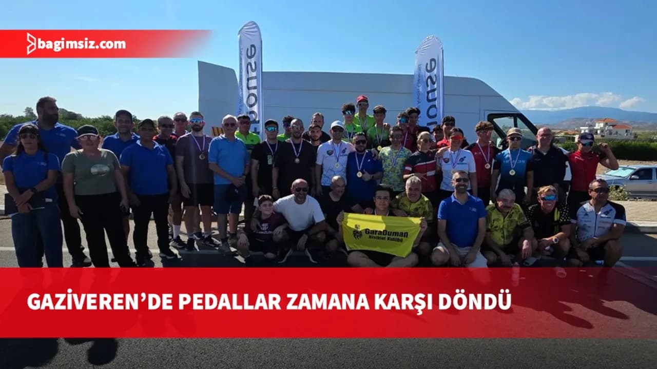 Pedallar Gaziveren’de döndü: Zamana Karşı Yol Bisiklet Yarışı tamamlandı