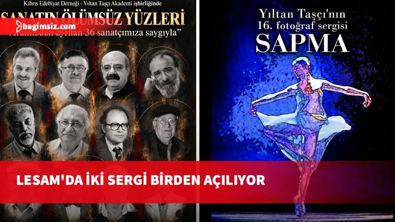 Lefkoşa Sanat Merkezi’nde iki sergi açılışı birden yapılacak