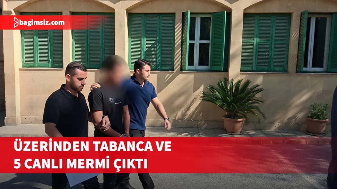 Girne’de şüpheli hareketler ele verdi