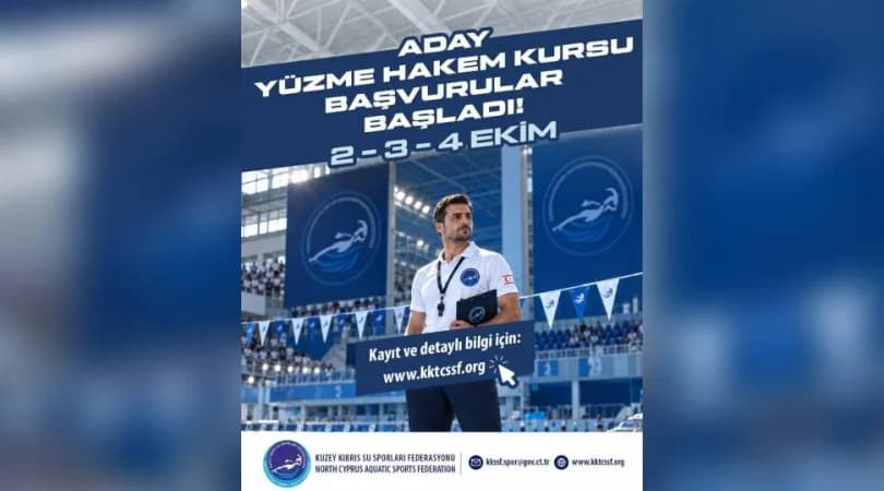 Su Sporları Federasyonu’nu “Aday Yüzme Hakem Kursu” düzenliyor