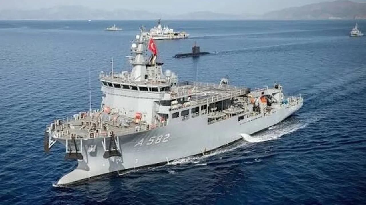 TCG Alemdar da Girne’ye geliyor: Arama kurtarma çalışmalarına katılacak