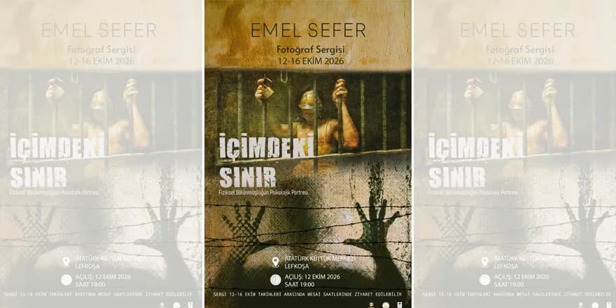 “İçimdeki Sınır” fotoğraf sergisi 12 Ekim’de açılacak