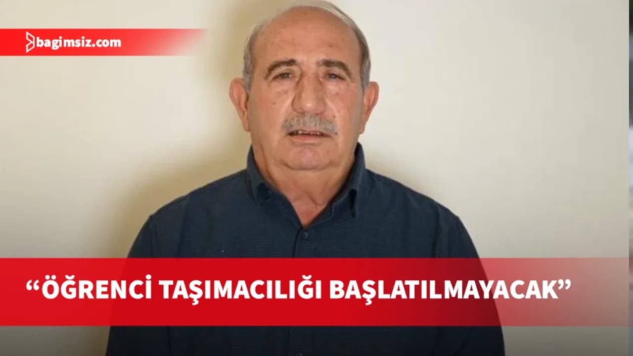Topaloğlu: Hükümet sorumluluklarını yerine getirmezse öğrenci taşımacılığı başlamayacak