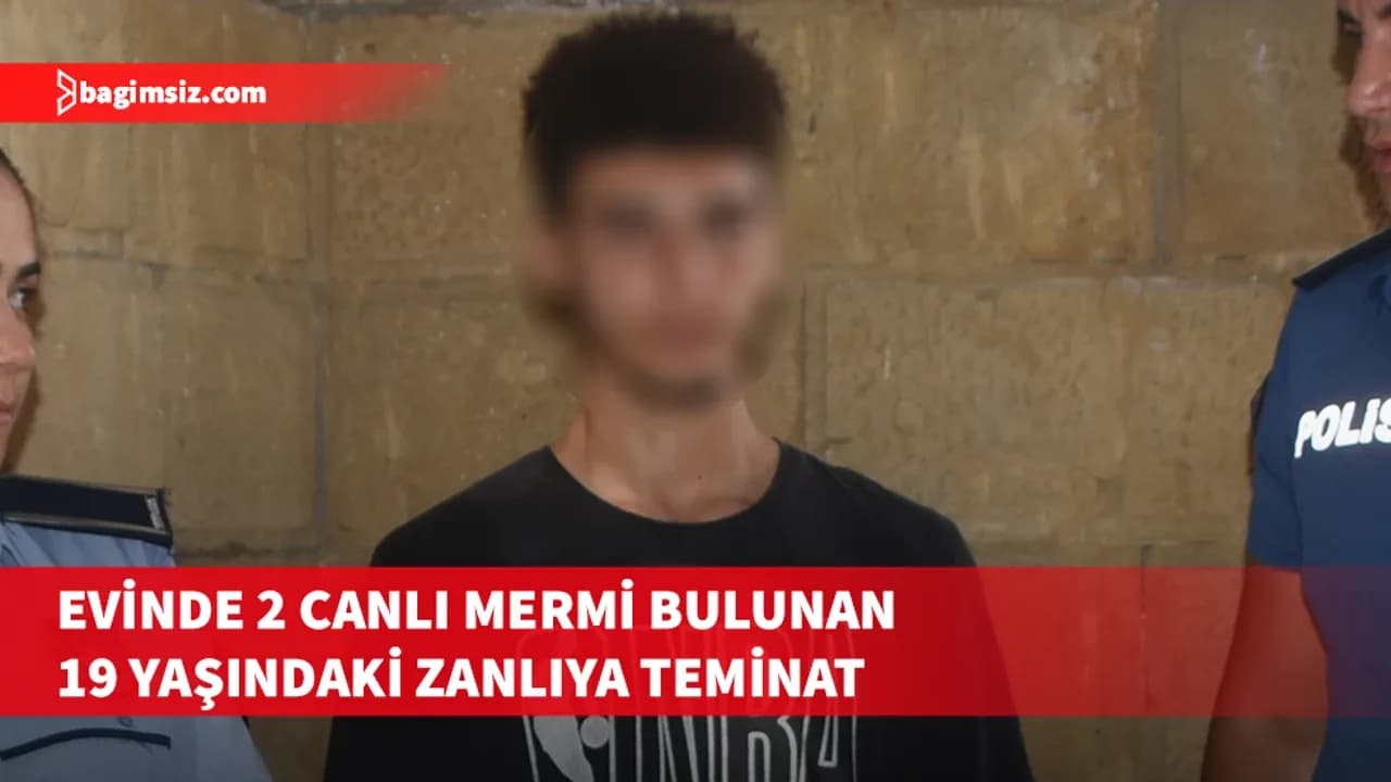 Mermileri yerde bulduğunu söyledi, teminata bağlandı