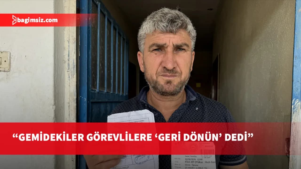 Kurtulan yolcu: Gemi savrulmaya ve su almaya başladı, koltuklar yerlerinden çıktı!