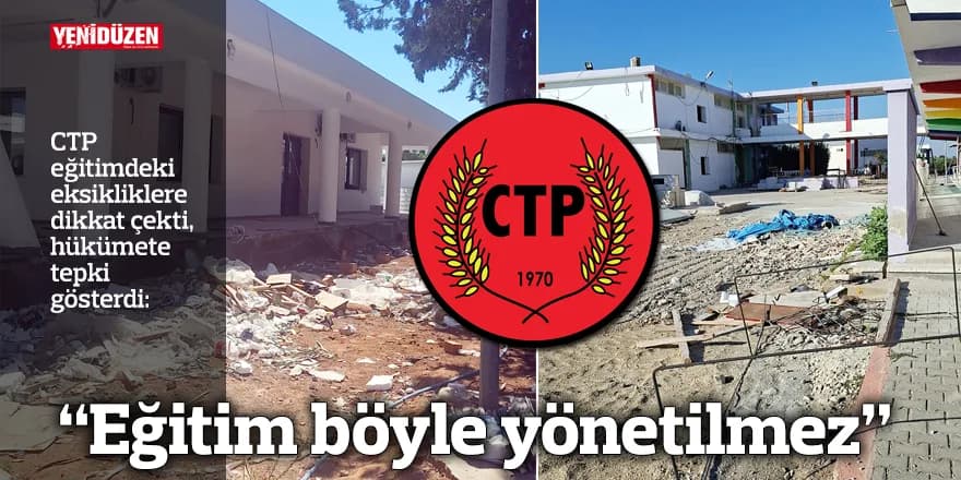 “Eğitim böyle yönetilmez”