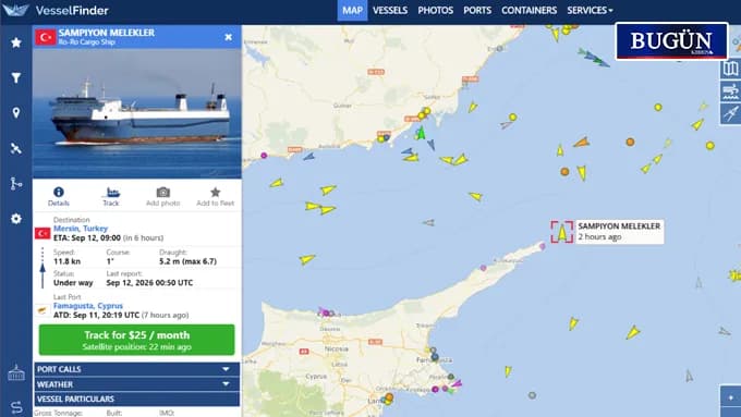 Seferleri durdurulan Filo Denizcilik’in Ro-Ro gemisi Mağusa’dan ayrıldı