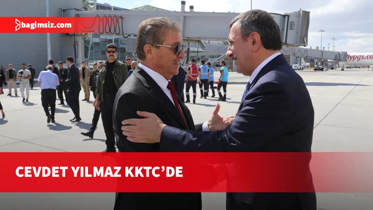 Cevdet Yılmaz bir dizi temaslarda bulunmak üzere KKTC'ye geldi