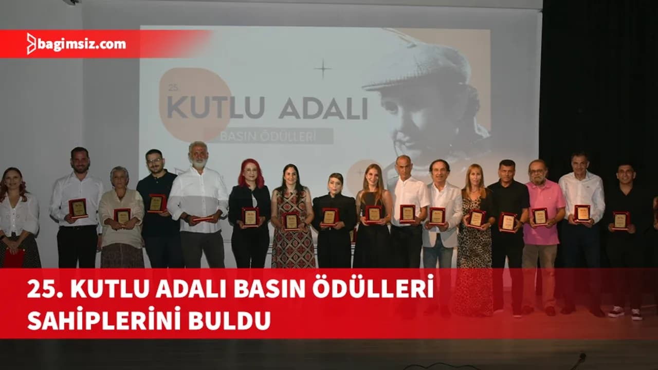 Kutlu Adalı Basın Ödülleri sahiplerini buldu…