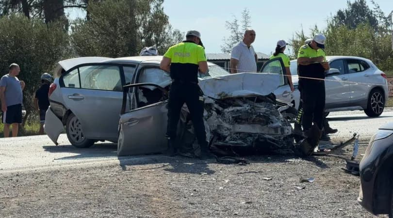 Güzelyurt’ta korkutan kaza: Bir kişi yaralandı
