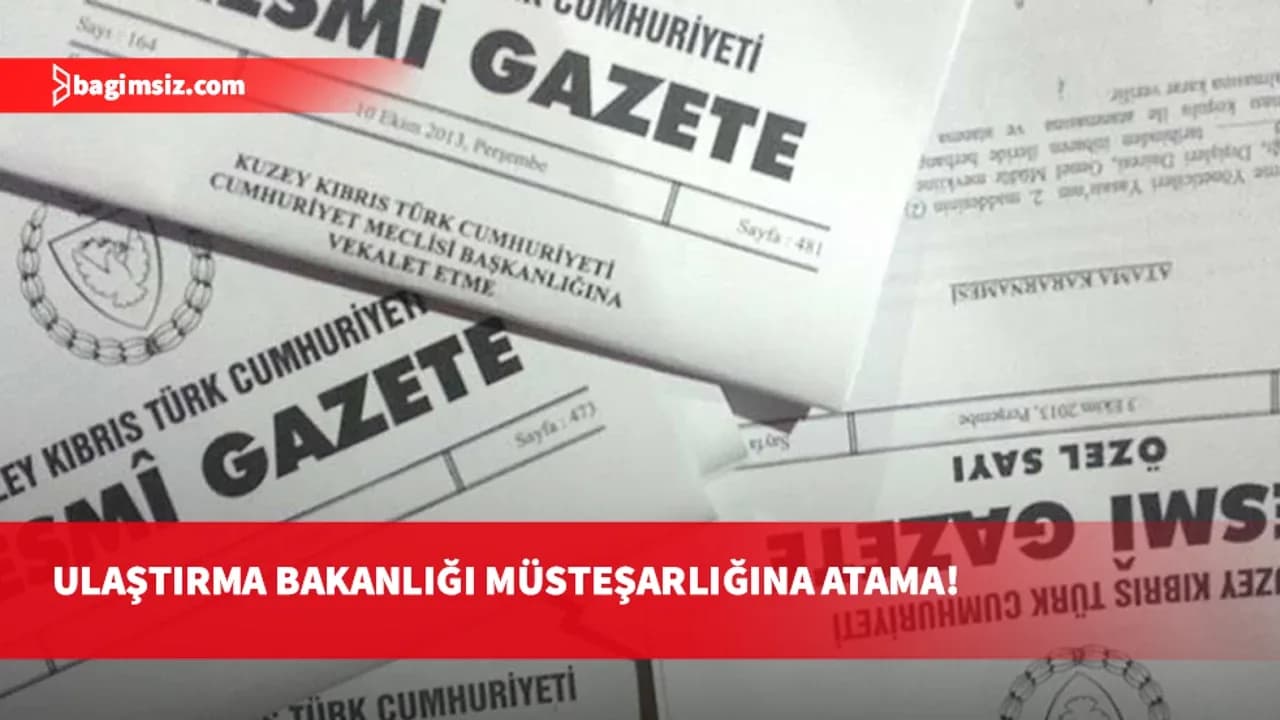 Bayındırlık ve Ulaştırma Bakanlığı Müsteşarlığına Murat Salel atandı