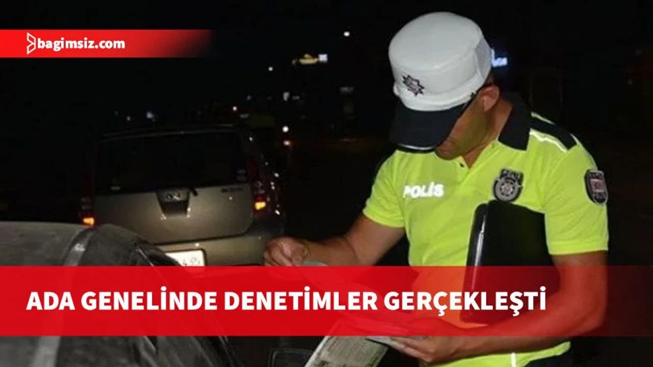 Trafik denetimlerinde 336 sürücü rapor edildi, 20 araç trafikten men edildi