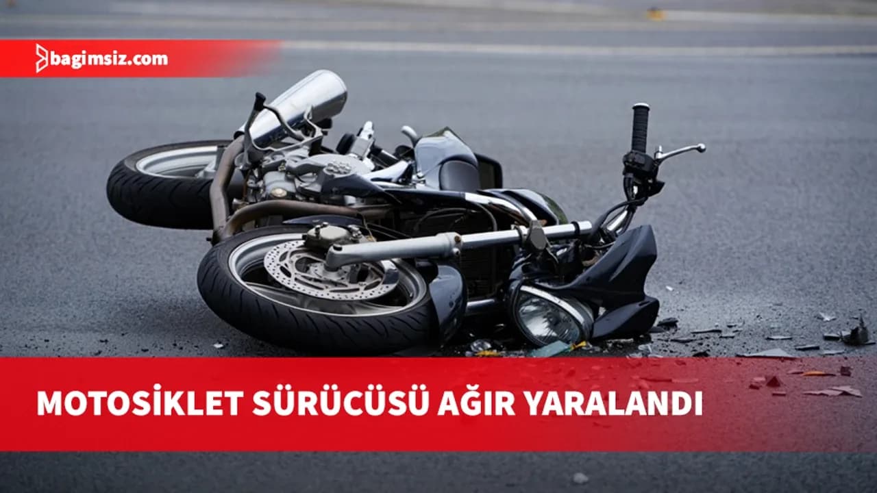 Gazimağusa’da aracın çarptığı motosiklet sürücüsü yaralandı