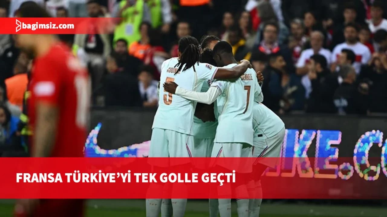 Türkiye, Fransa karşısında tek golle kaybetti