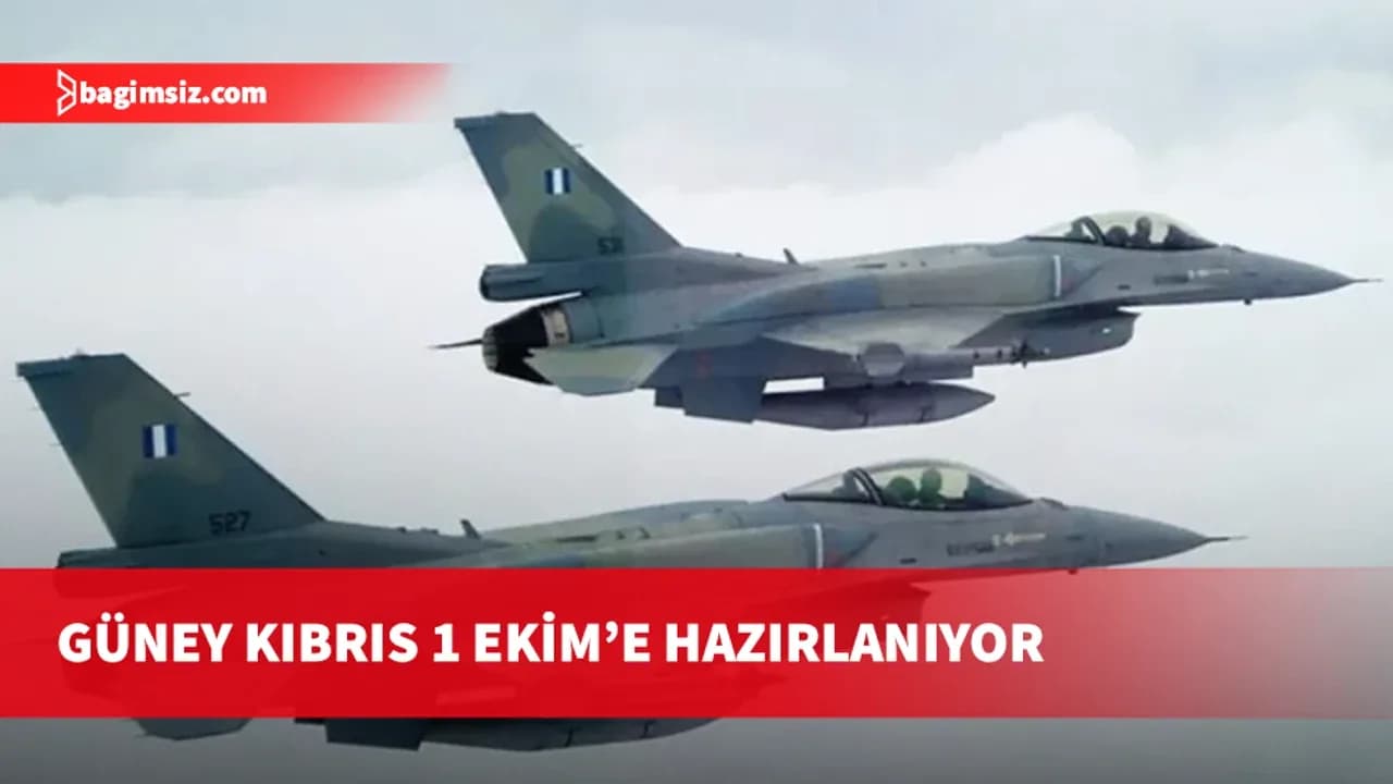 Güney Kıbrıs’ta 1 Ekim töreni hazırlığı: Lefkoşa’da alçak uçuş provası