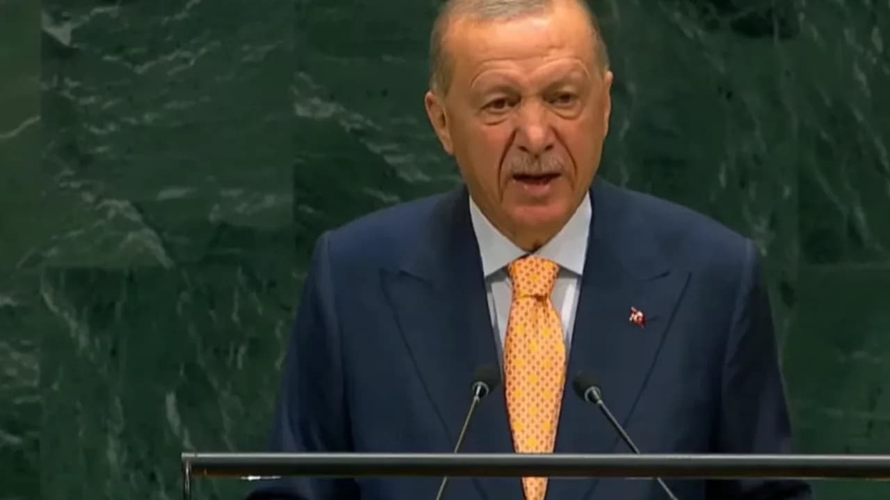 Erdoğan BM kürsüsünde: “Özgür ve egemen Filistin devletinin sesi olacağız”