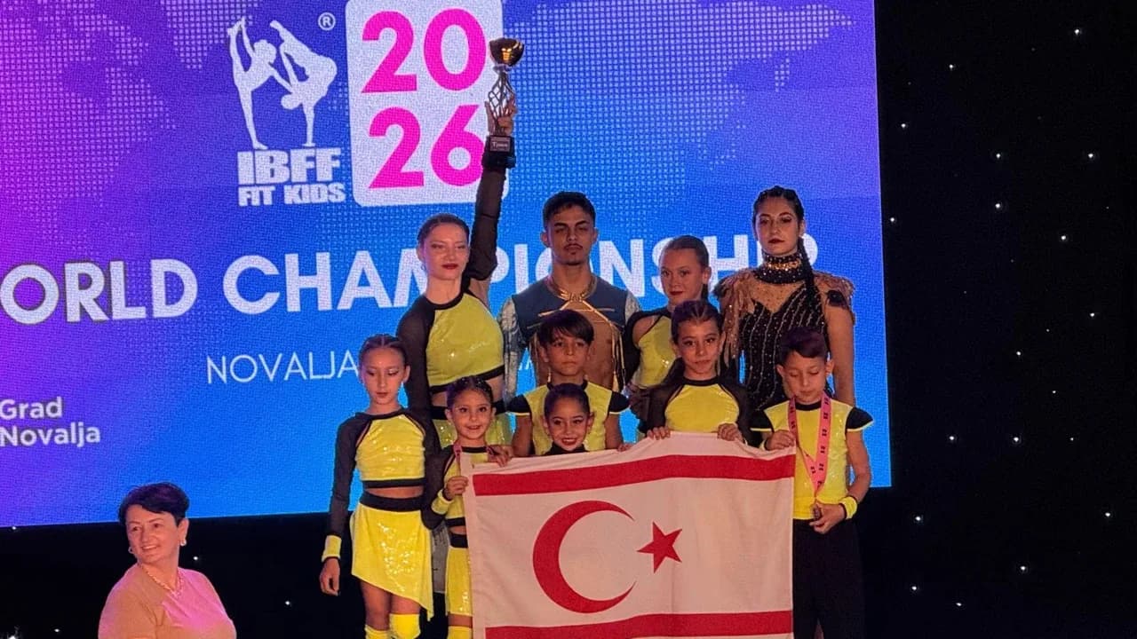 KKTC Çocuk Fitness sporcuları Hırvatistan’daki Dünya Fit Kids Şampiyonasında önemli başarılar elde etti