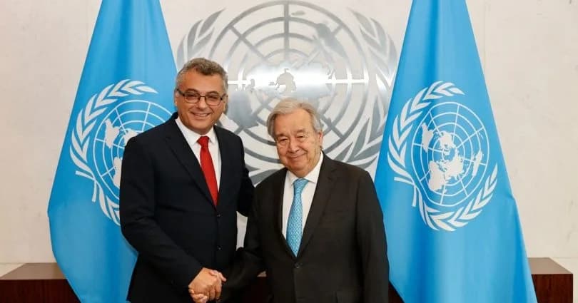 Cumhurbaşkanı Erhürman, BM Genel Sekreteri Guterres ile görüştü