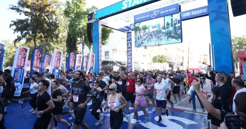 Ülker Lefkoşa Yarı Maratonu’nda 5 kilometre koşusu yapıldı