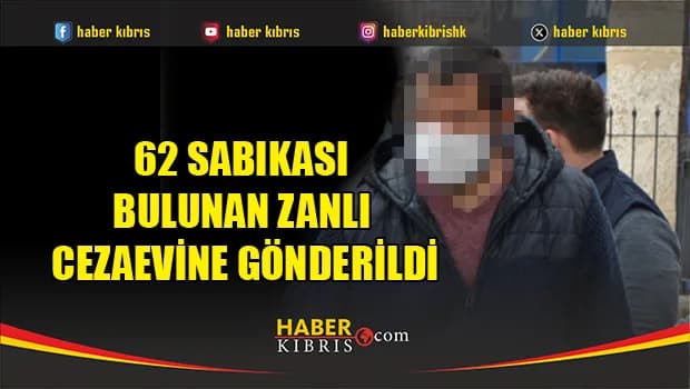 62 sabıkası bulunan zanlı cezaevine gönderildi