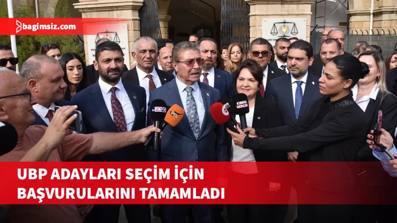 Ulusal Birlik Partisi adayları başvurularını yaptı