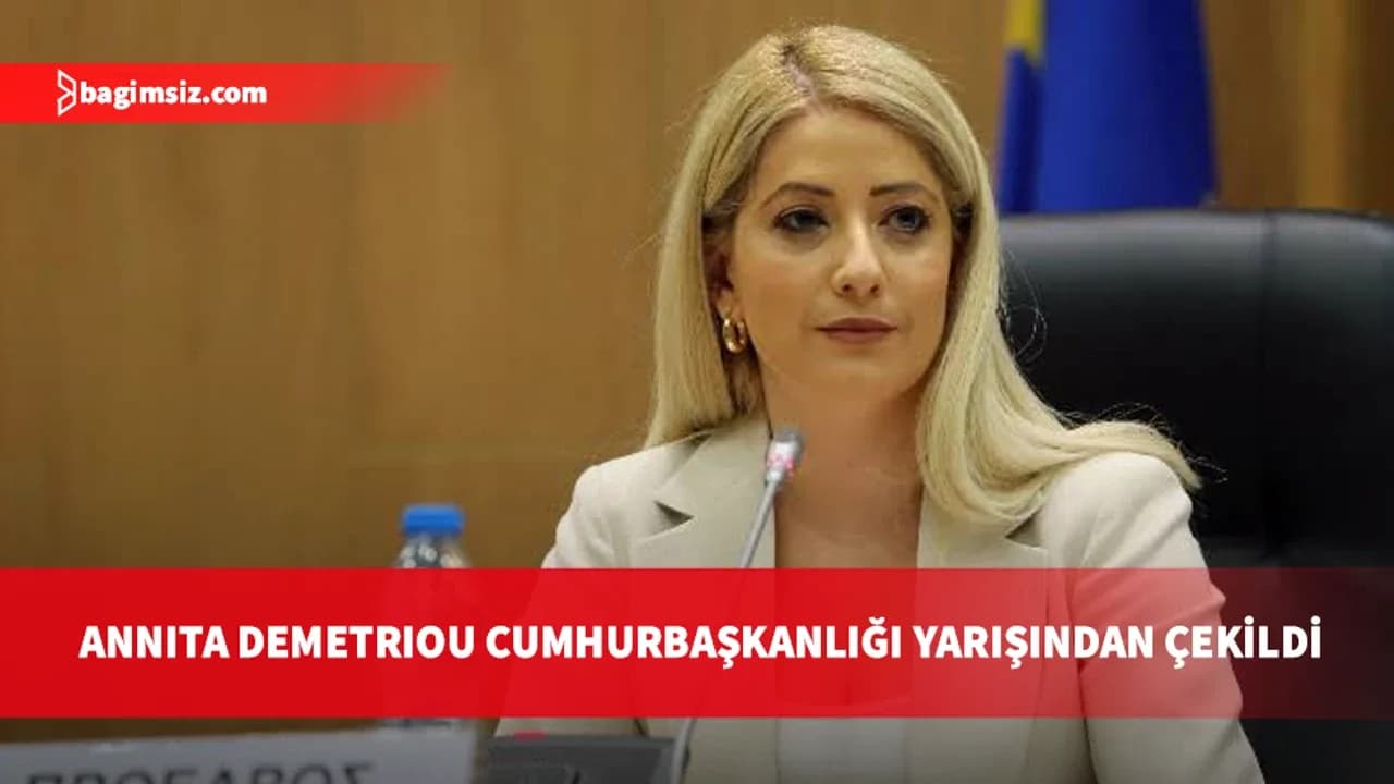 DİSİ lideri Annita Demetriou 2028 cumhurbaşkanlığı adaylığı yarışından çekildi