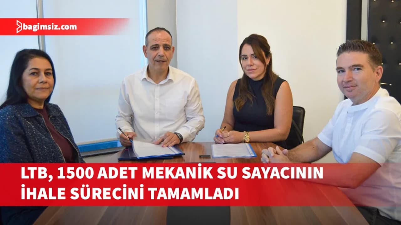 LTB, 1500 adet mekanik su sayacının ihale sürecini tamamladı