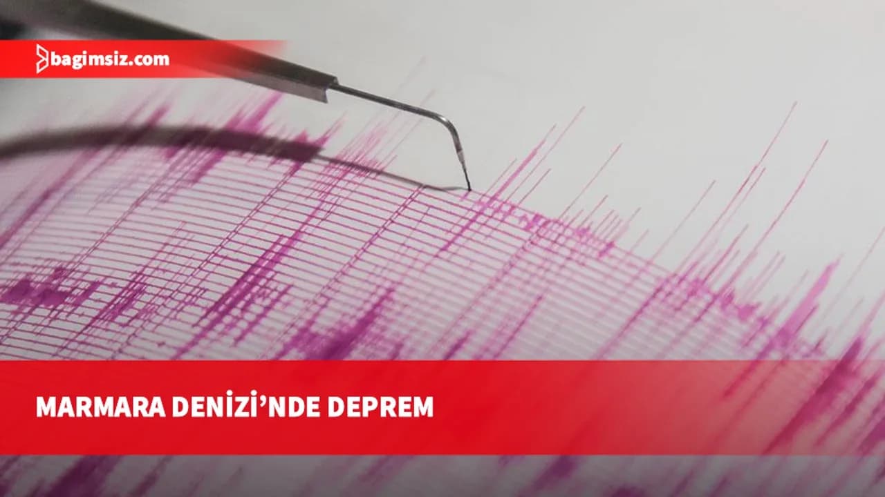 Marmara açıklarında 3,5 büyüklüğünde deprem