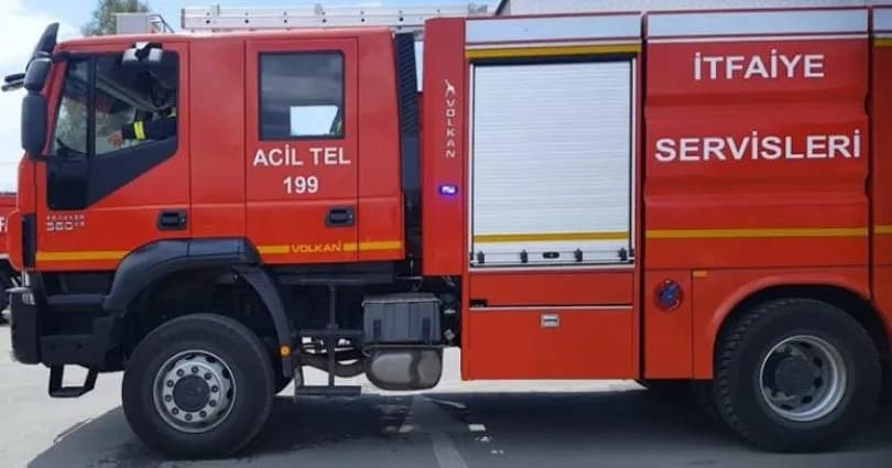 Güzelyurt’ta dere yatağında yangın: Fidanlar ve sulama malzemeleri zarar gördü