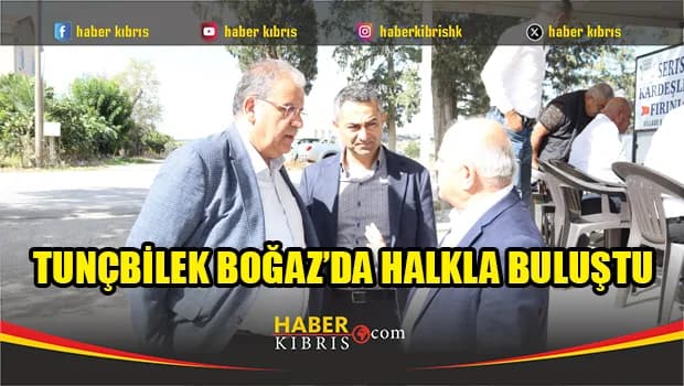 Tunçbilek Boğaz’da Halkla Buluştu