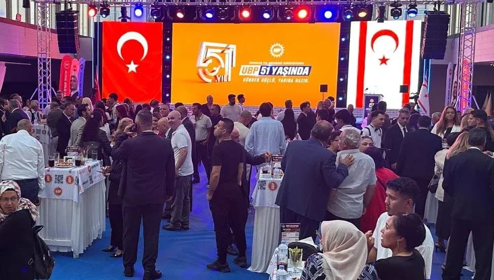 CANLI: UBP’nin 51’inci kuruluş yıl dönümü resepsiyonu gerçekleştiriliyor