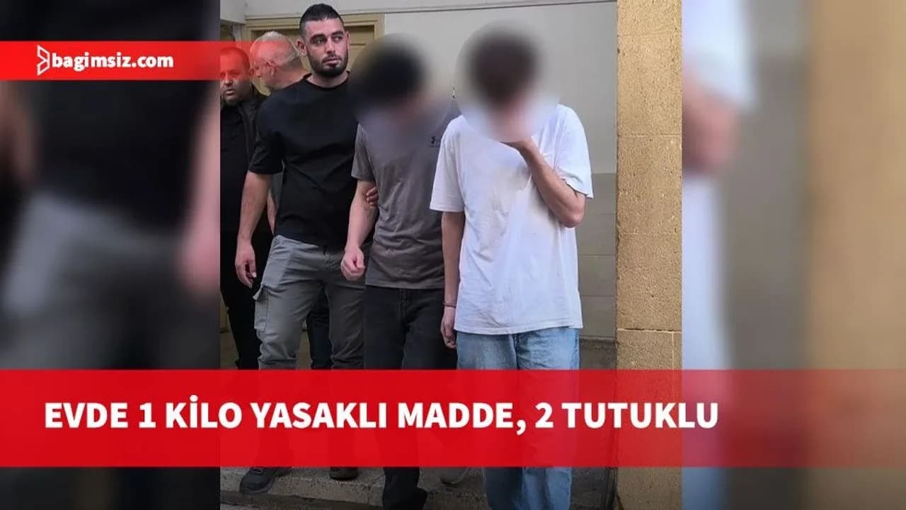 Girne’de narkotik operasyonu; evde 1 kilo yasaklı madde, 2 kişi tutuklandı