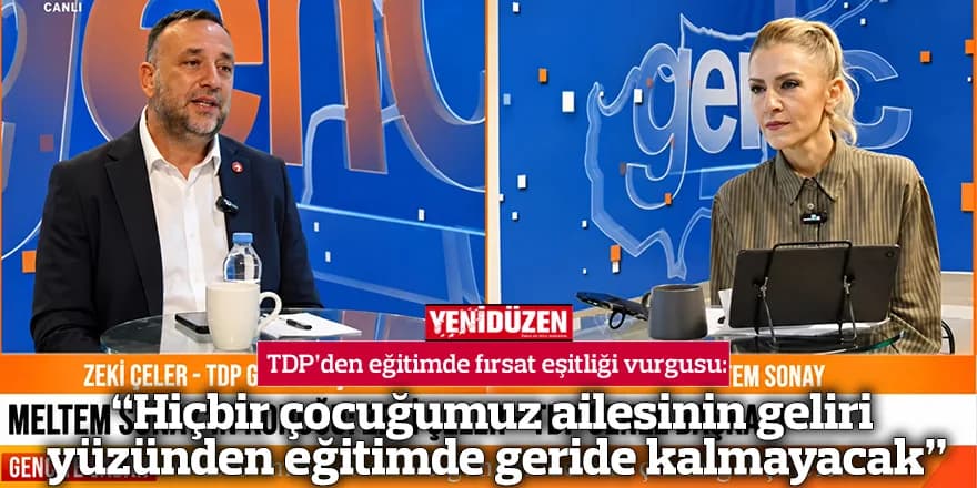 “Hiçbir çocuğumuz ailesinin geliri yüzünden eğitimde geride kalmayacak”