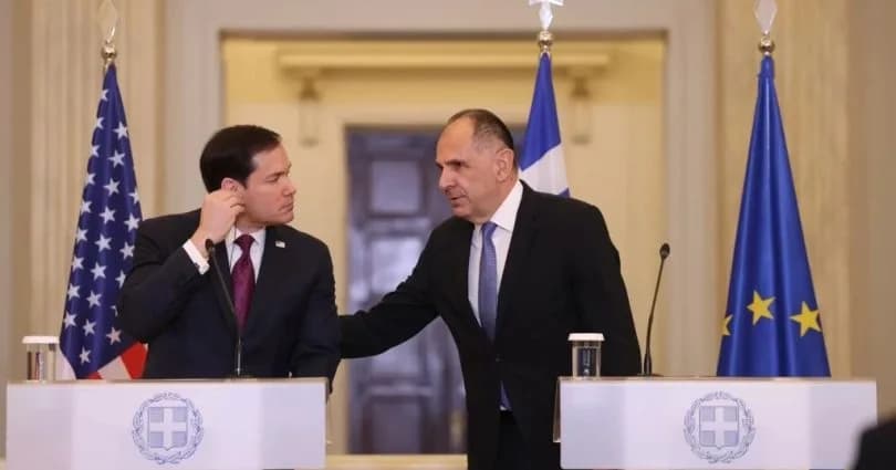 ABD Dışişleri Bakanı Rubio’nun Atina temasları Rum basınında