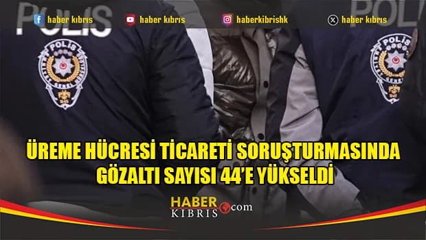 Üreme hücresi ticareti soruşturmasında gözaltı sayısı 44’e yükseldi