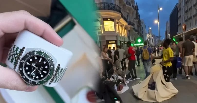 Yağmalanan lüks markalar kaldırımlarda satılıyor!