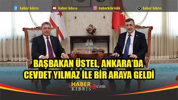 Üstel ve Yılmaz Ankara'da bir araya geldi