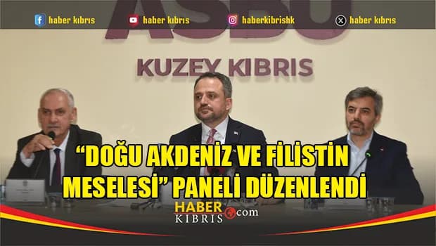 “Doğu Akdeniz ve Filistin Meselesi” paneli düzenlendi